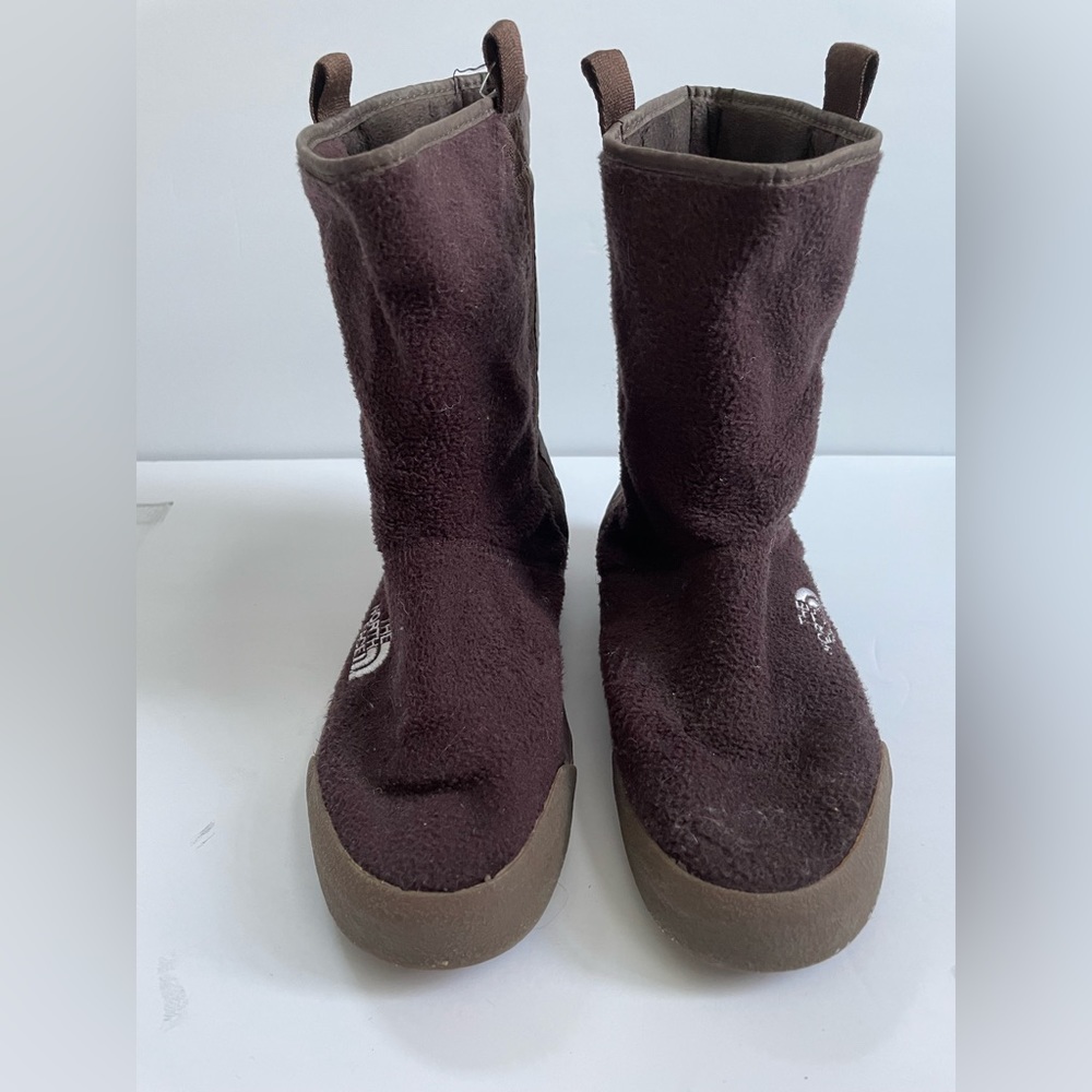 The North Face Ahel Fleece Lined Winter Mountain Boot Brown Womens 9
